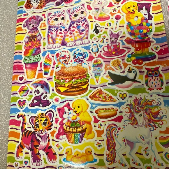 Listing for 2 Lisa Frank sticker booklet. Brand new - Picture 2 of 7